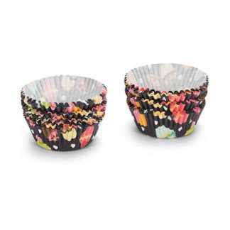 Muffinssivuoka kakkukuvia musta 200 kpl