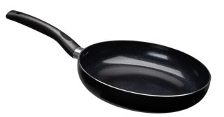 Paistinpannu 26cm, keraami, musta